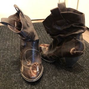 Steve Madden Embroidered Cowgirl Bootie